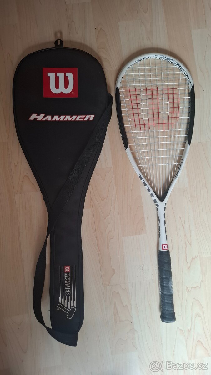 Prodám squashovou raketu Wilson hammer 160 s obalem