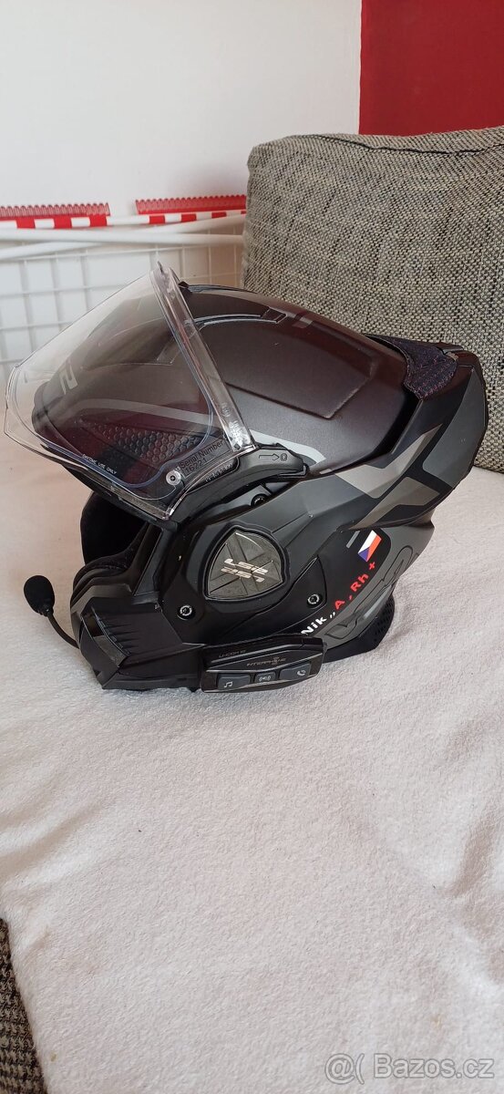 Prodám zánovní helmu LS2 AVANT-X vel. L + INTERPHONE