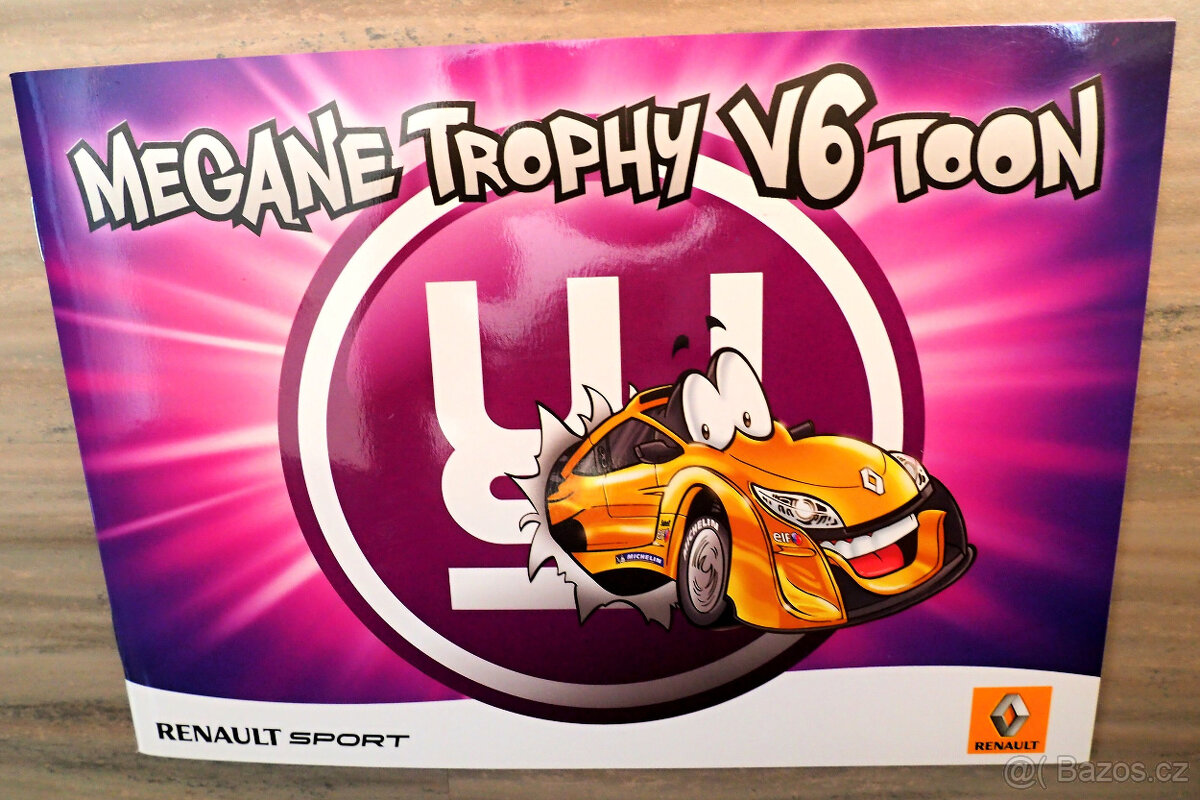 Nálepky WorldSeries by Renault + Megane Trophy V6 Toon + F1