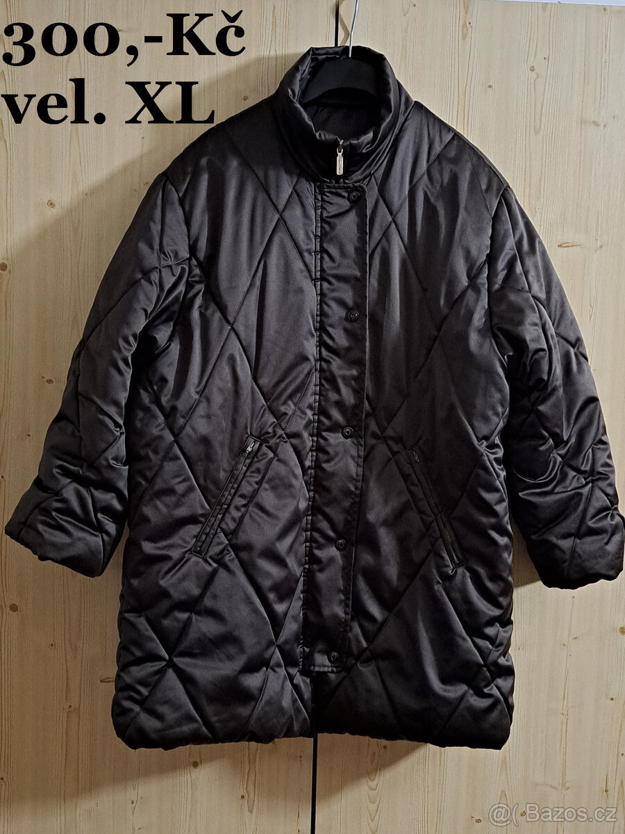 Dámský prošívaný kabát vel.XL