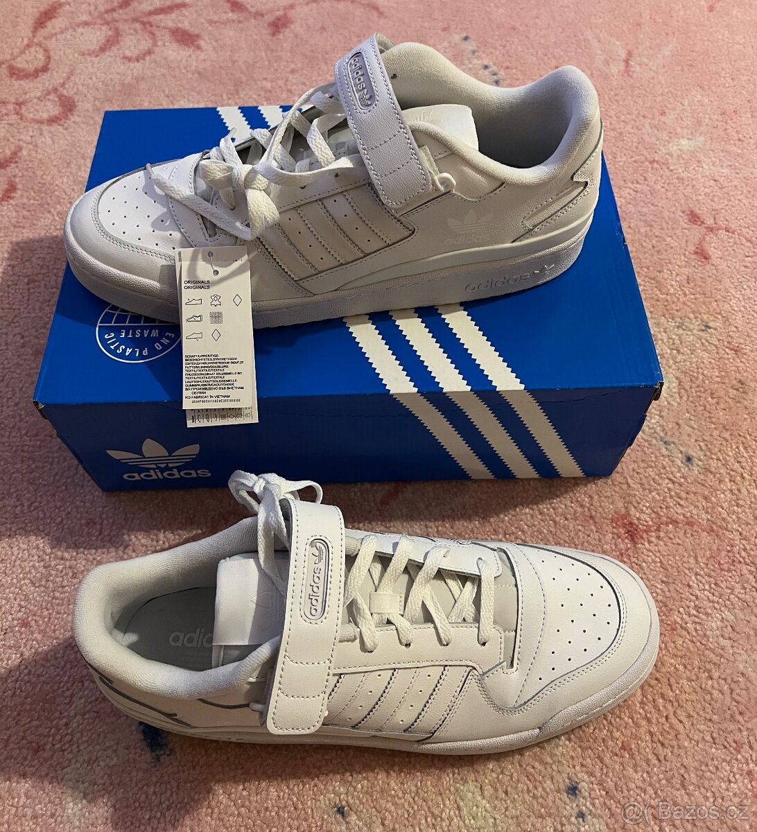 Adidas Forum Low kožené tenisky 48 pánské