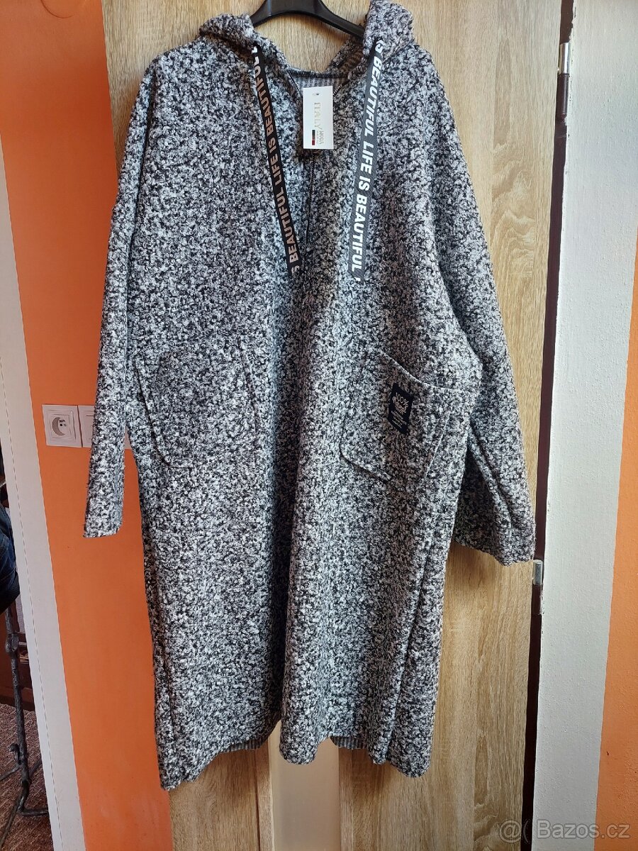 Podzimní oversize kabát, nový