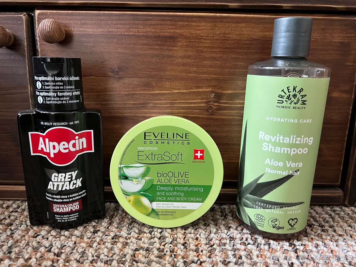 Sada kosmetiky - 2x šampon a krém Bio Olive Aloe Vera