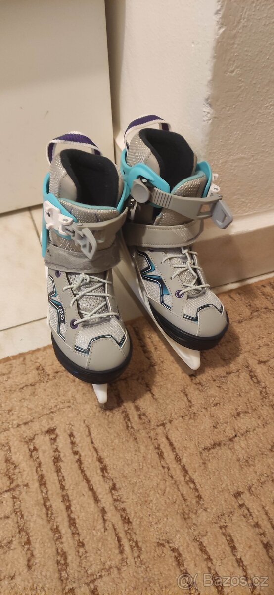dívčí lední brusle Oxelo 29-32