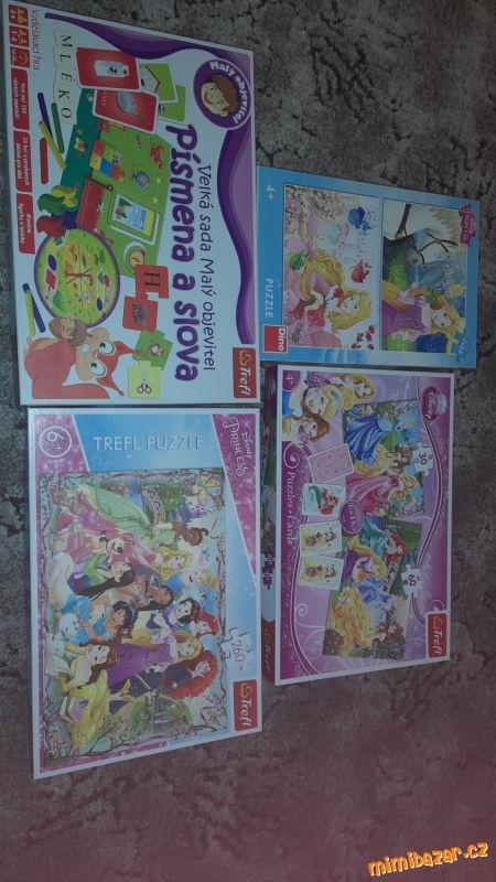 Puzzle + stavebnice pro holčičku
