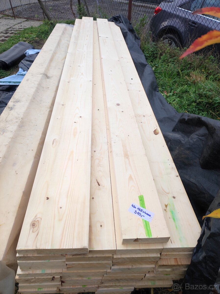 Smrková fošna 43x185x4000mm