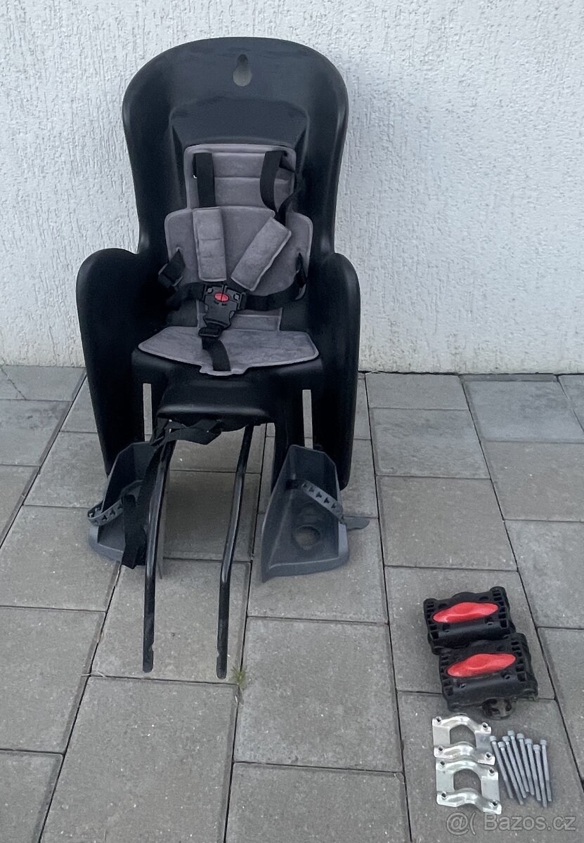 Cyklosedacka Polisport Bilby (9-22 kg) se 2 adaptery a kolo