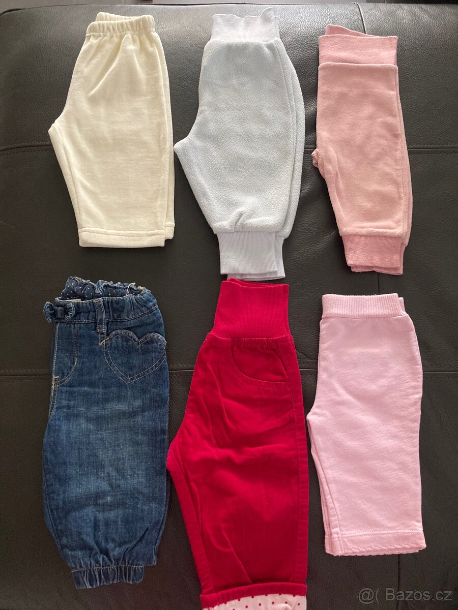Kalhoty 62 68 cm teplaky mimi