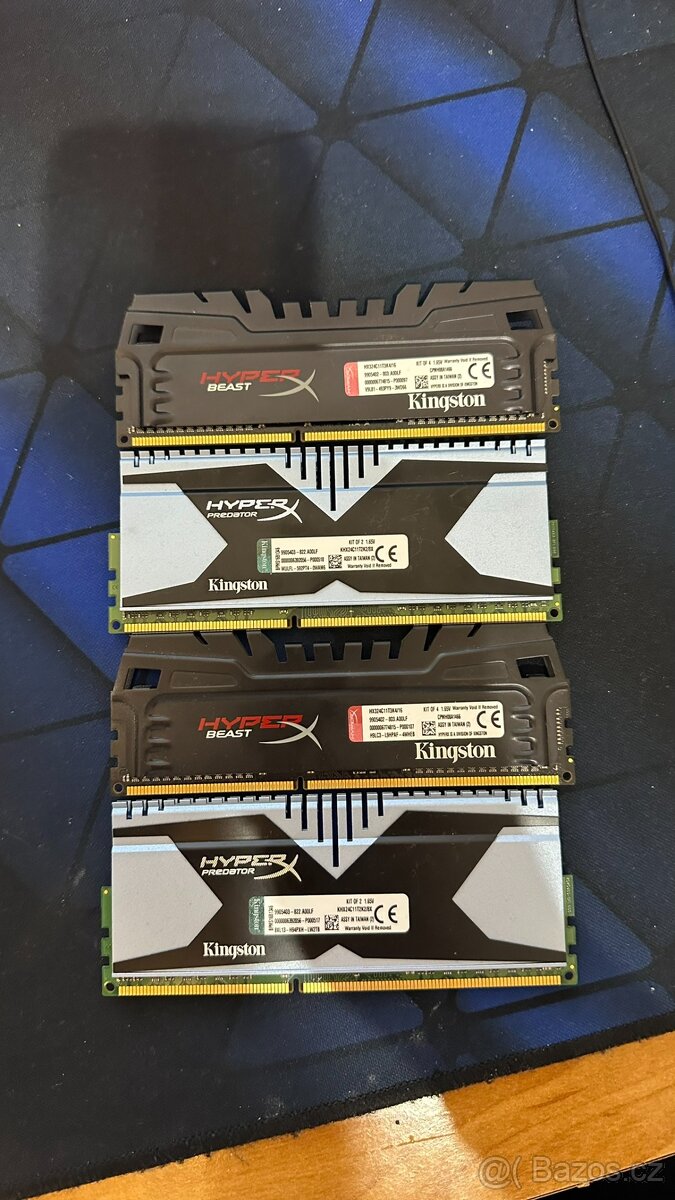 RAM DDR3 4x4GB (16GB) 2400MHz