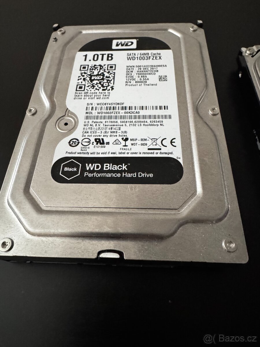 WD CAVIAR BLACK WD1003FZEX 1TB SATAIII / 600 64MB cache