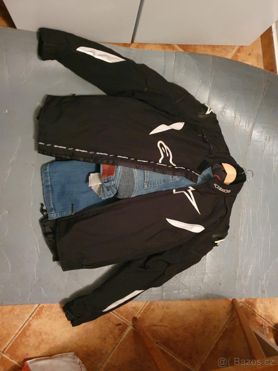 Motorkářská bunda Alpinestars + kalhoty