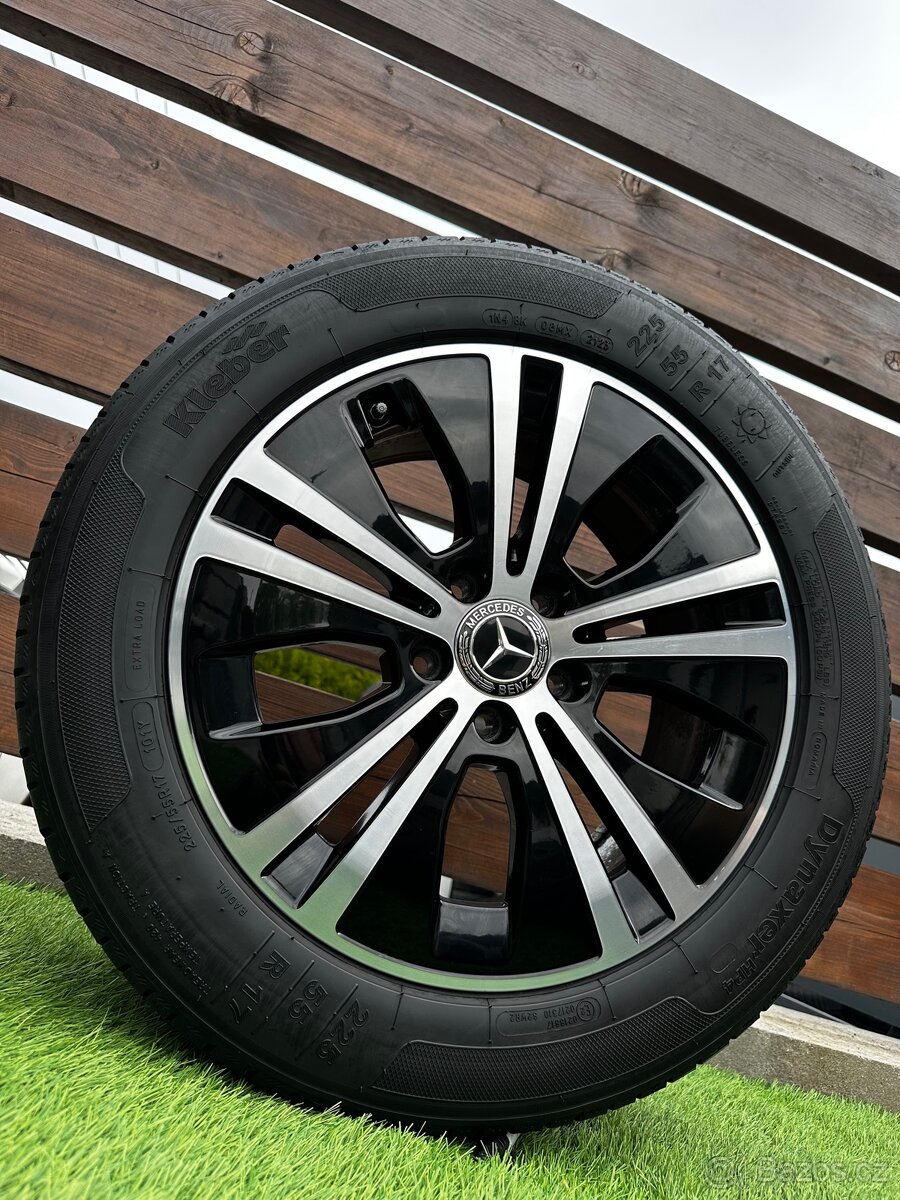 Alu kola 5x112 r17 s letním pneu (mblet)