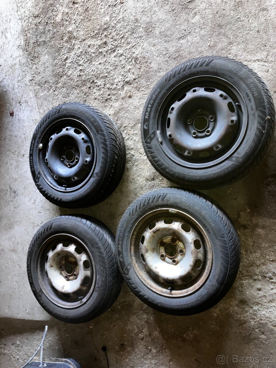 Škoda FABIA - disky obuté - 4 kusy