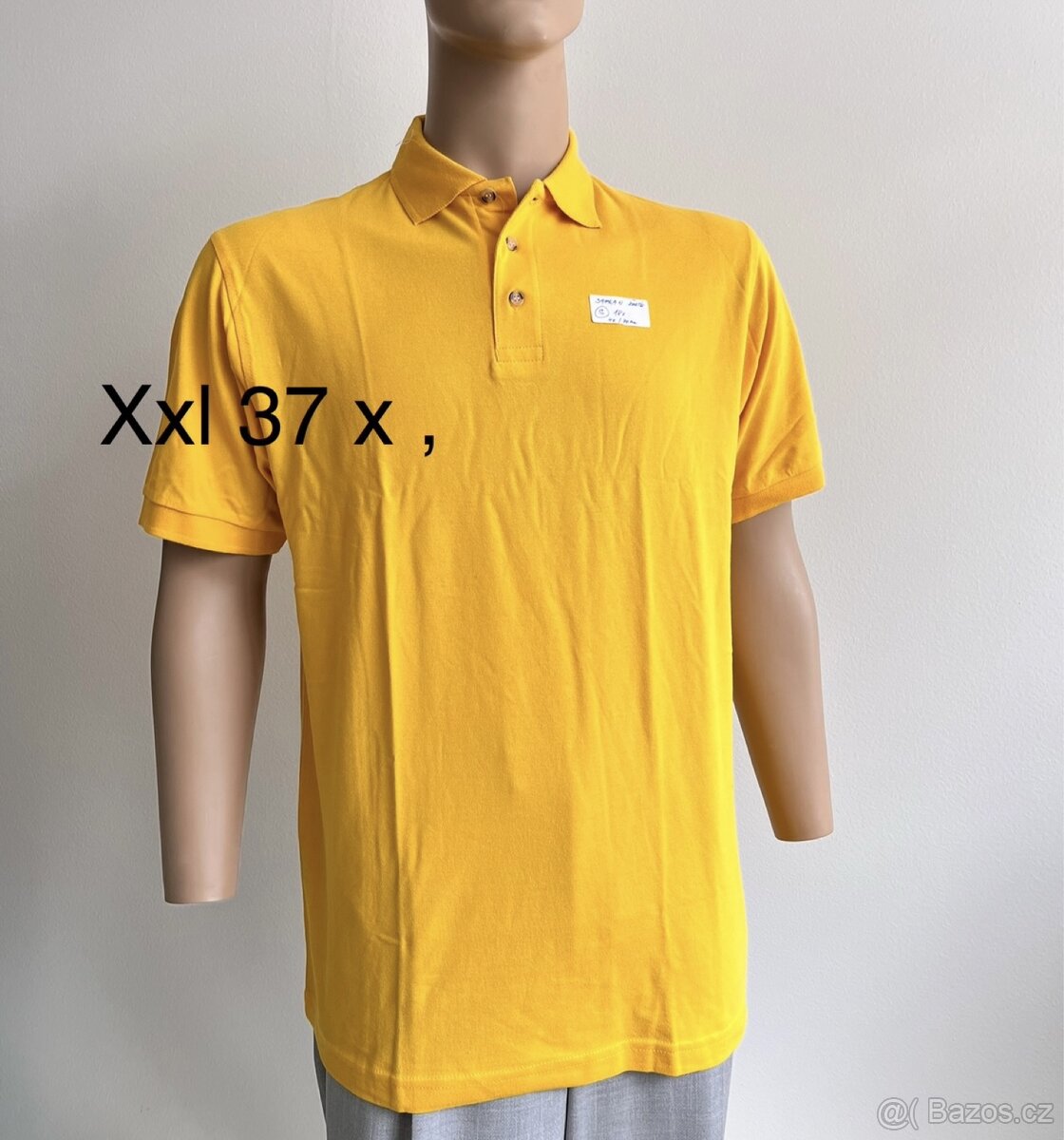 Nové pánské pólo triko žluté XXL,S