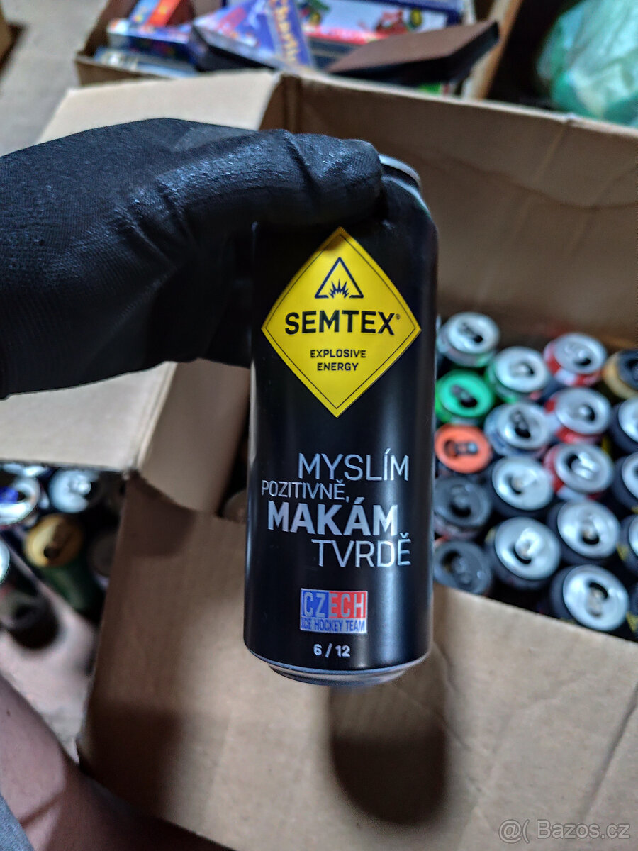 Plechovky od Energy Drinků Semtex - 1
