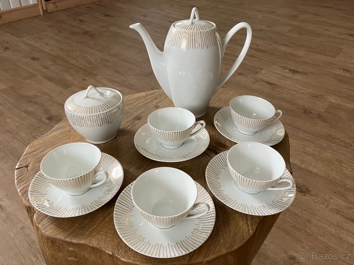 Porcelánový servis Cornelia Loučky Karlsbad Czechoslovakia
