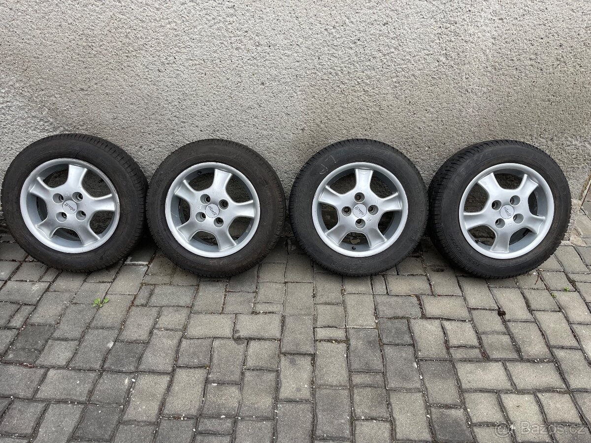 ALU disky s pneu 165/70 R14