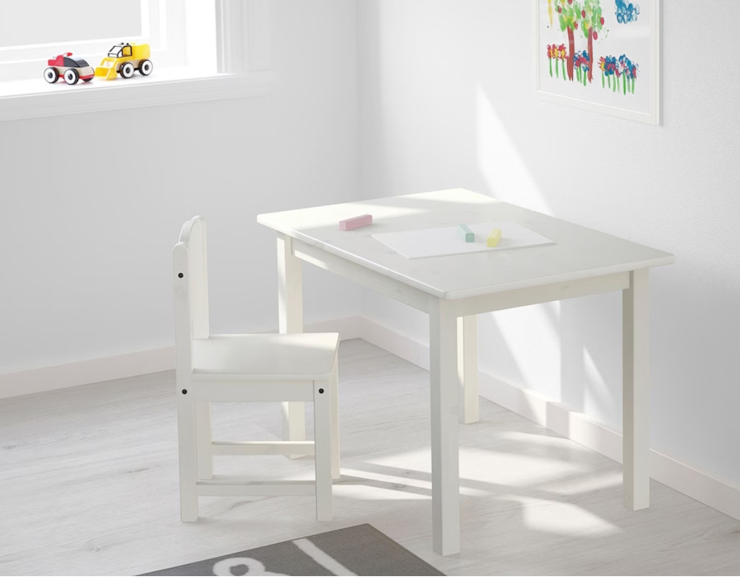 Dětský stolek a 2 židličky Ikea