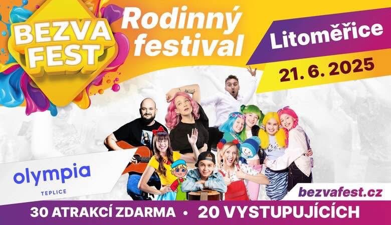 Rodinná vstupenka Bezvafest Litoměřice