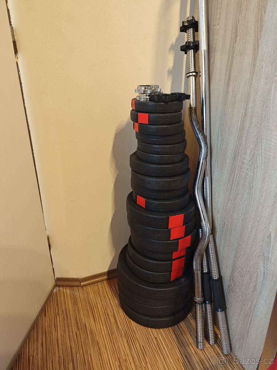 Nakládací činkový set 105kg