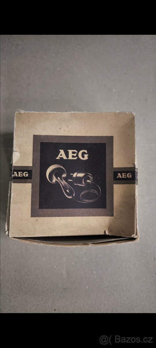 Starožitná látací lampa AEG