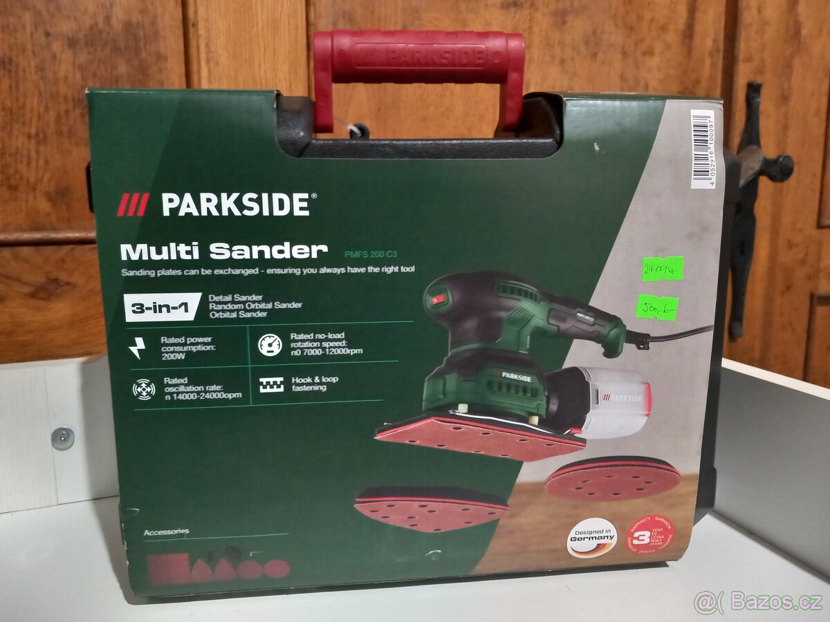PARKSIDE Multifunkční bruska 3 v 1 PMFS 200 C3