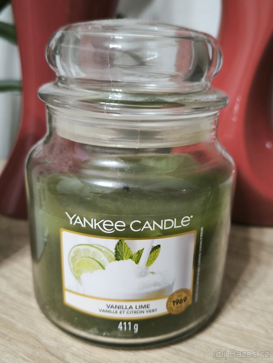 Yankee Candle svíčka Vanilla lime