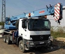 Autojeřáby a montážní vysokozdv. plošina