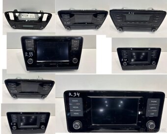 Autorádio Škoda,VW,Audi ORIGINAL,Čina (1DIN,2DIN)