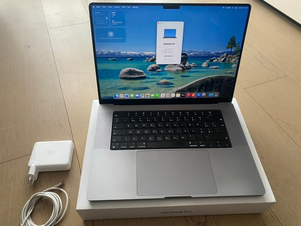 16" Apple MacBook M1 Pro, 16GB/SSD 512GB - kompletní balení