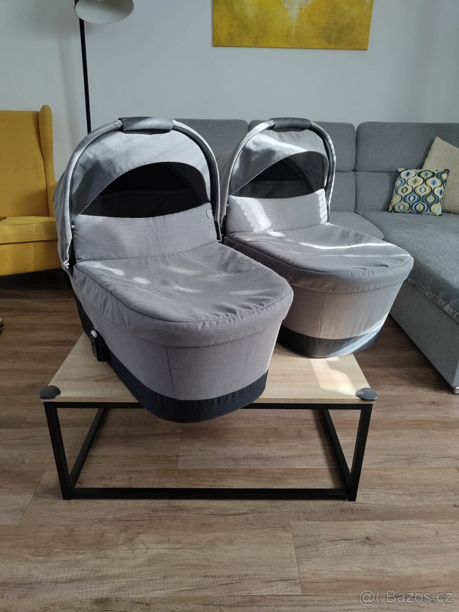 Cybex Korba S Soho Grey | mid grey - 2x (dvojčata)