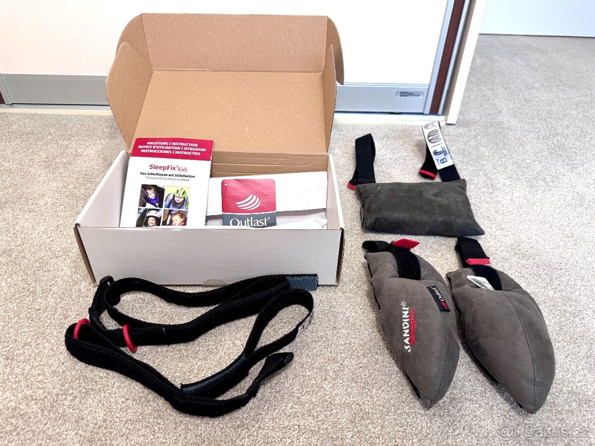 Sandini podhlavník SleepFix® Kids - antracit