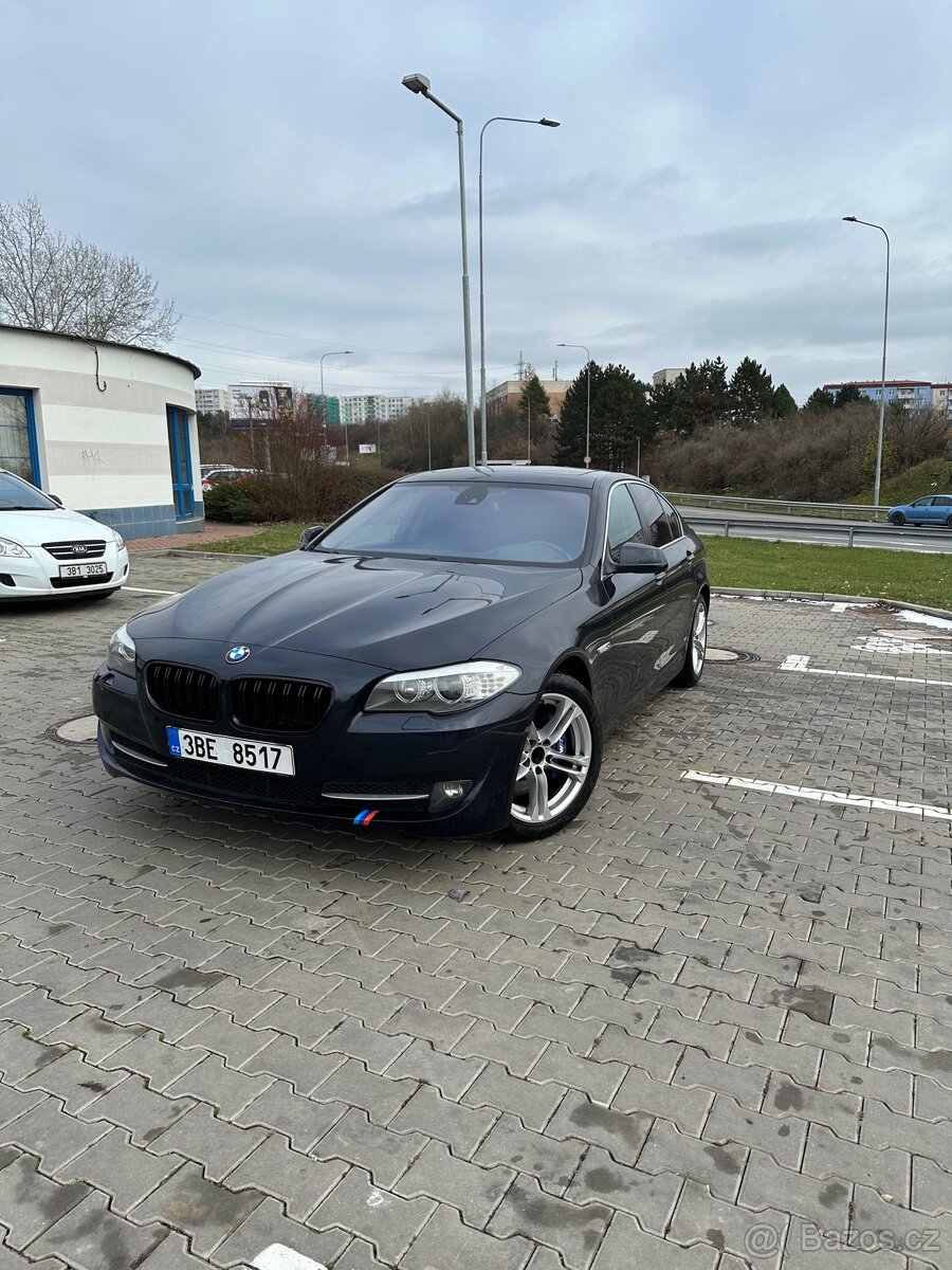 BMW f10 , nájezd 194tis , auto s novým motorem, NOVÁ STK