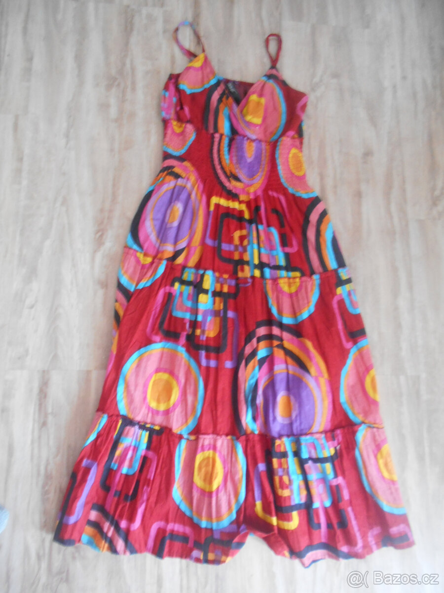 LETNÍ DLOUHÉ ŠATY VEL. M