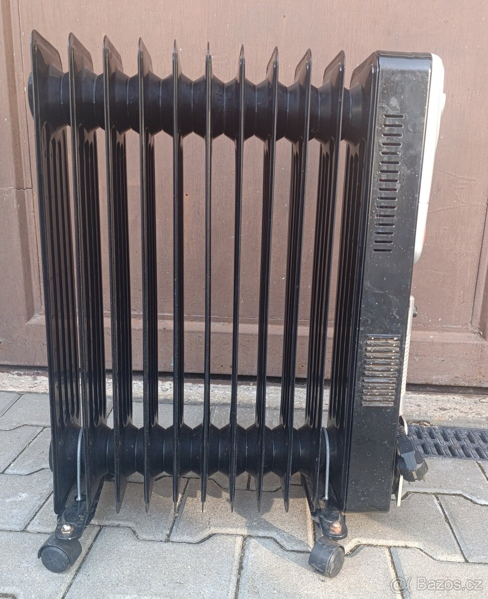 Olejový elektrický přímotop