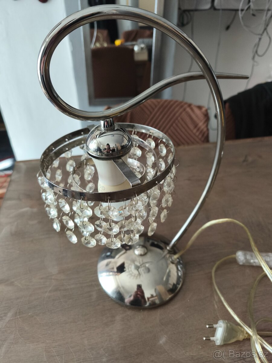 Chromová lampa ,alfa.