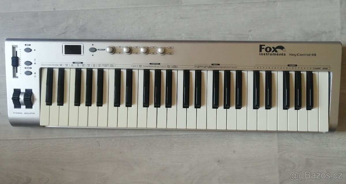 Prodám midi klávesy Fox 49 kláves