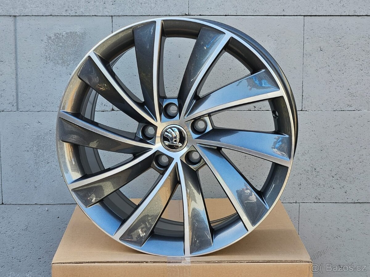 Nové orig alu kola Škoda Superb, model Pegasus 8J 18" ET44