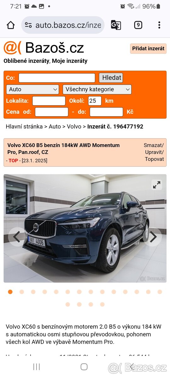 Alu kola 18 Volvo