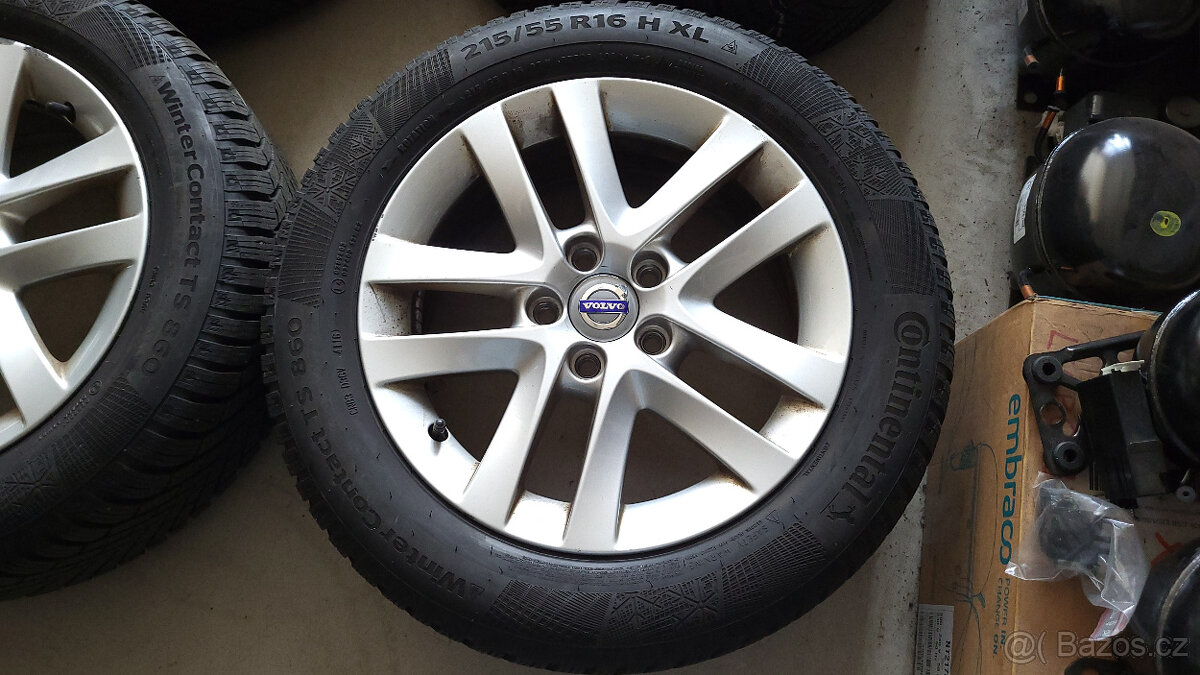 90% orig. zimní ALU kola 16" 5x108 Volvo V60, S60