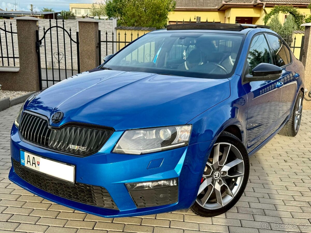 Škoda Octavia RS III DSG+F1 - 2.0TSi 162Kw 220Ps. +Panorama.