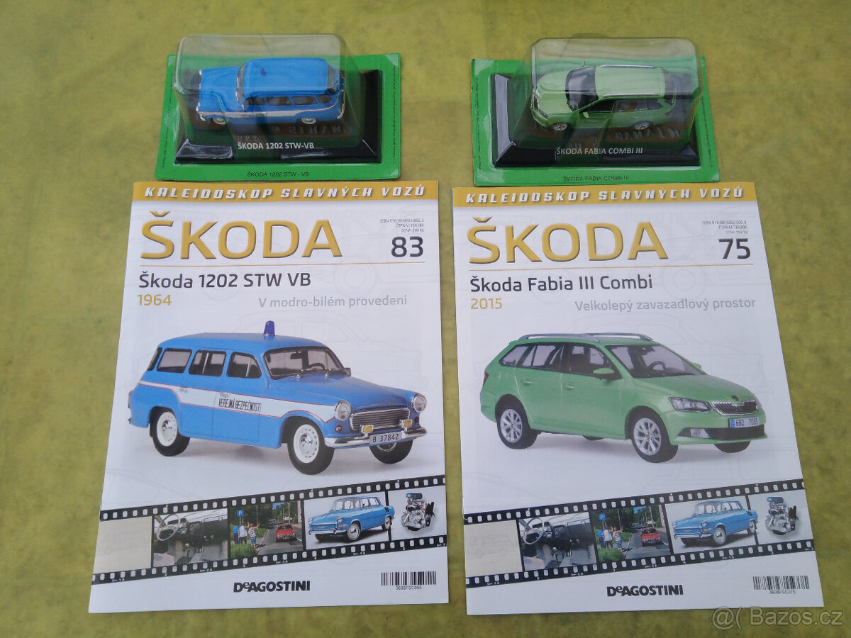 Škoda 1202-veřejná bezpečnost+Škoda Fabia lll combi