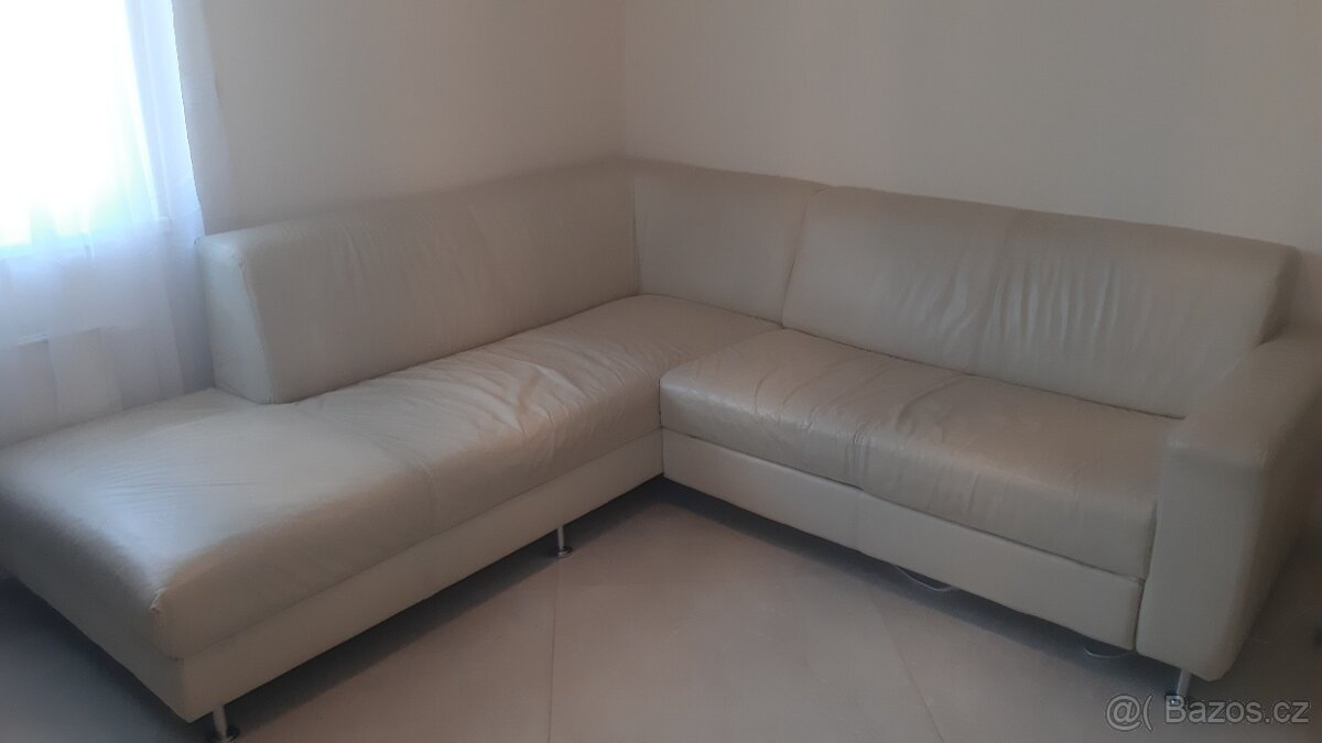 Kožená sedačka