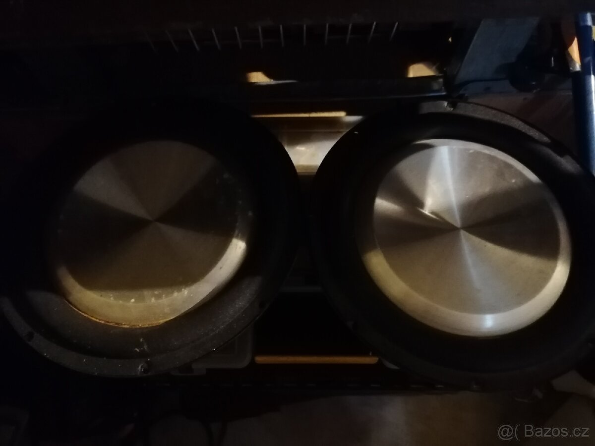 Radiační basové reproduktory, 200/150w, 40 ohm