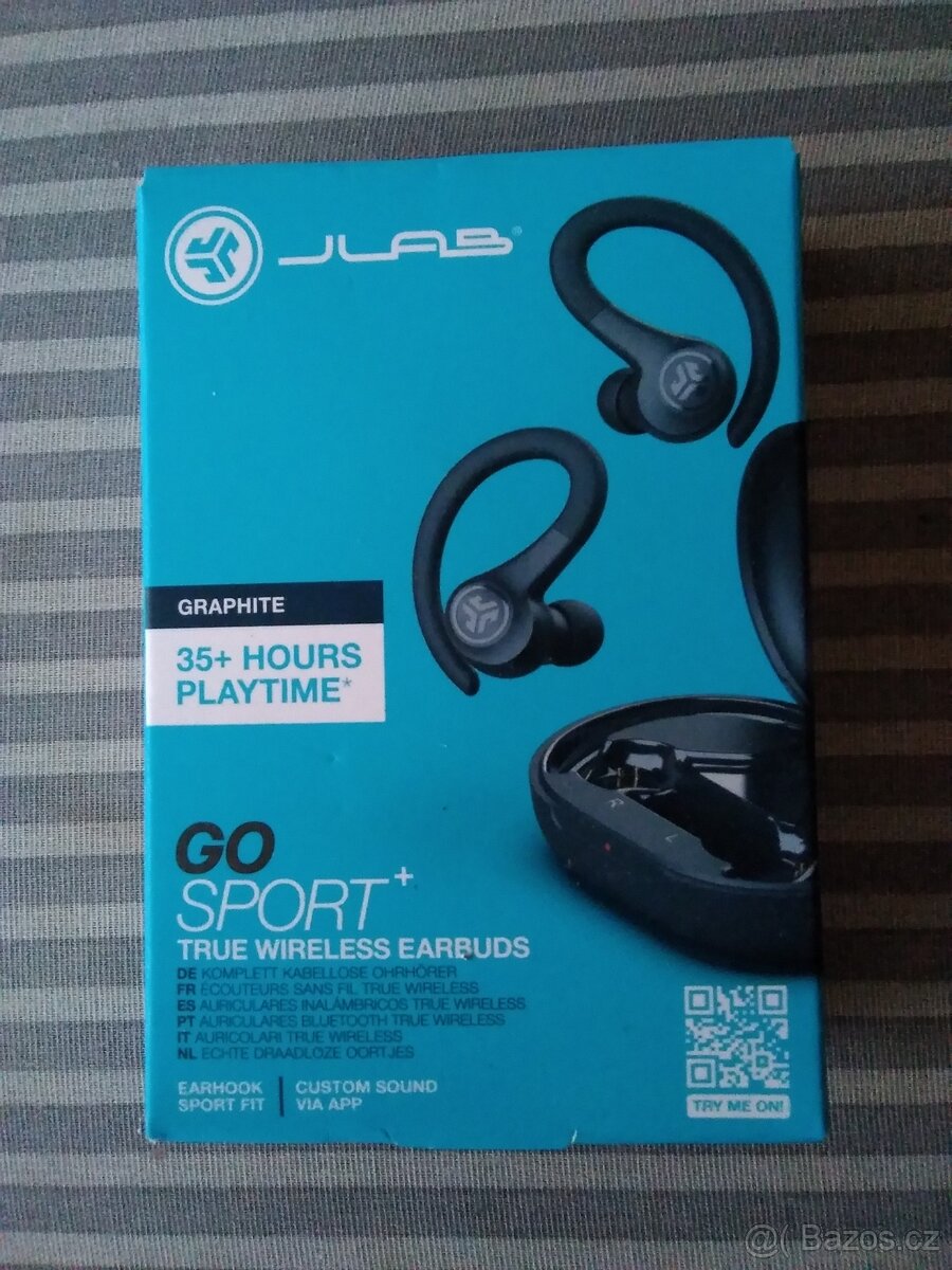 Bezdrátová sluchátka JLAB GO SPORT + nová.