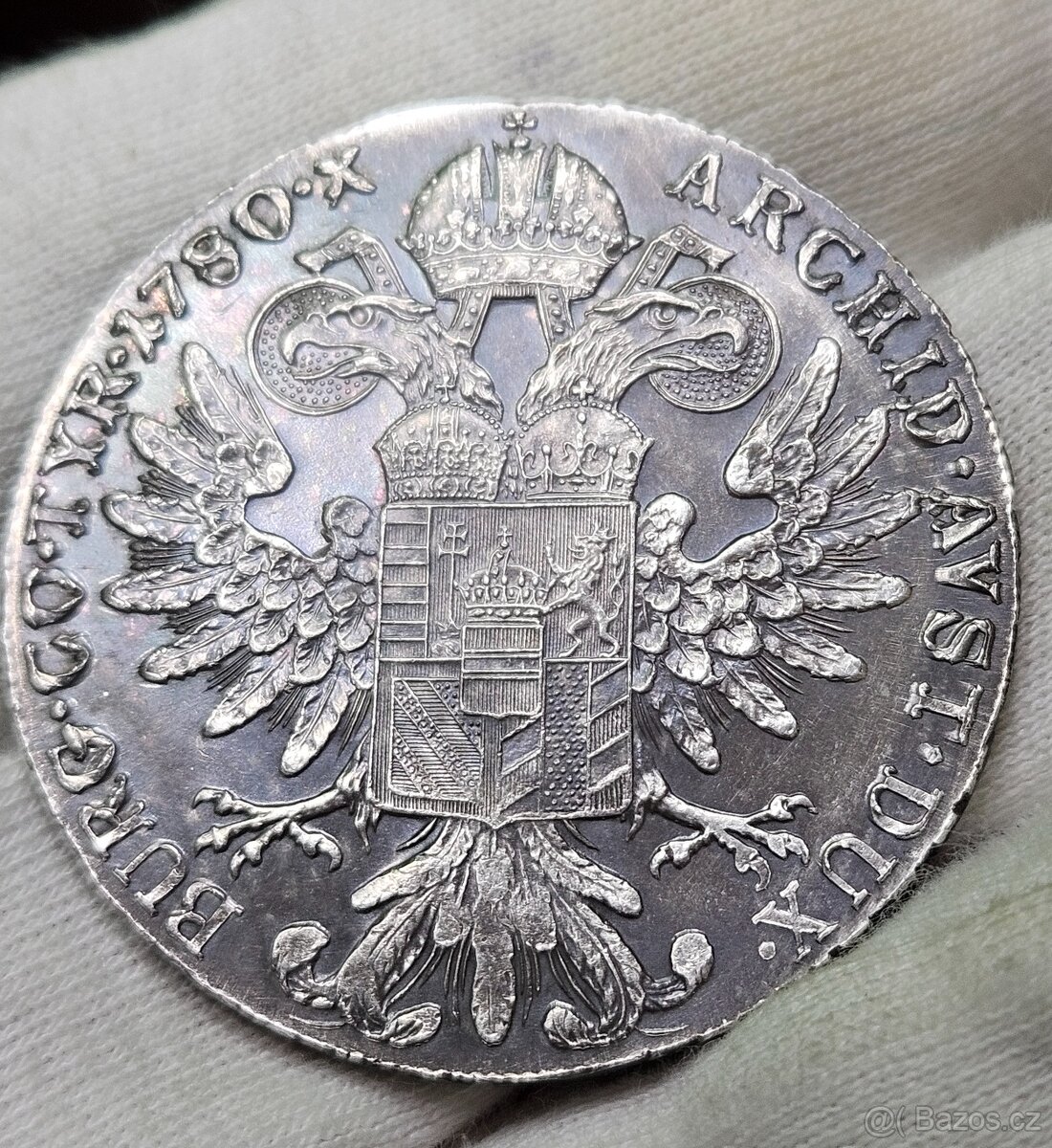Krásný Stříbrný tolar Marie Terezie s.f