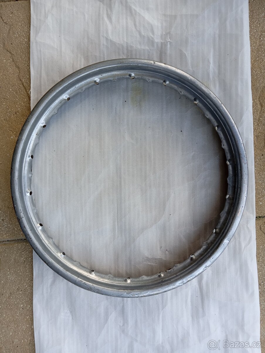 Ráfky na ČZ a Jawa, 16" a 18"