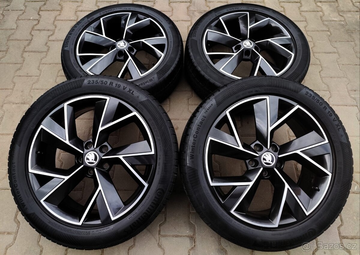 Originální sada Škoda Kodiaq 5x112 R19 Triglav