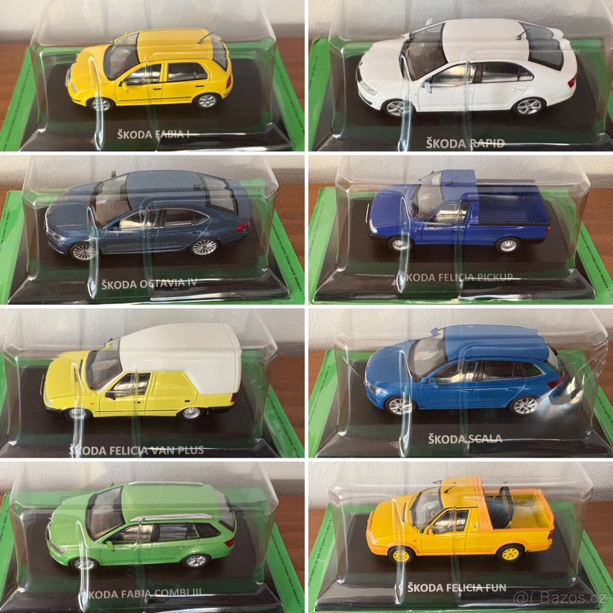 Různé modela De Agostini - viz popis