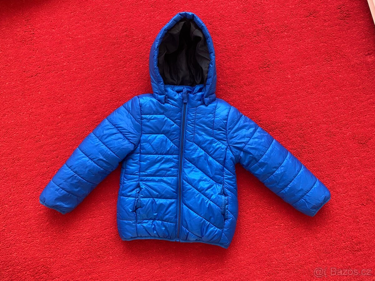 Modra zimni bunda Name it vel 104